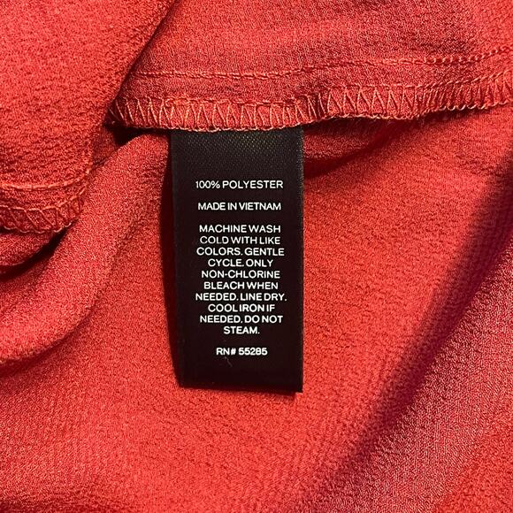 NWT Express Rust Peplum‎ Camisole Top Strappy Size Medium - Picture 7 of 7